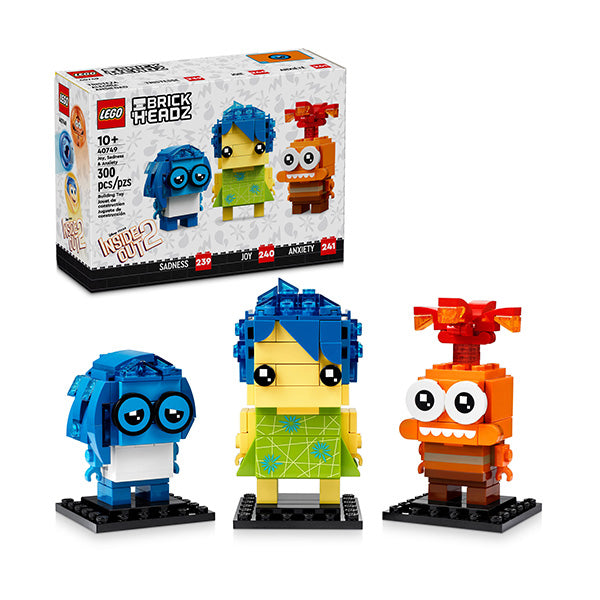 40749 Figuras Alegría, Tristeza y Ansiedad (300 piezas)