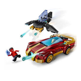 76310 Deportivo de Iron Man y Black Panther vs. Hulk rojo  (295 piezas)