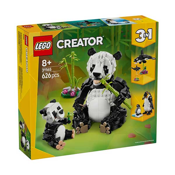 31165 Fauna salvaje: Familia de pandas  (626 piezas)