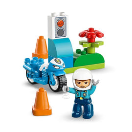 10471 MOTO DE POLICÍA AZUL (11 piezas)