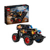 moster jam grave digger fuego y hielo 42219 technic