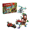 batalla de veh/ ninja junto a la casa del árbol 71857 ninjago