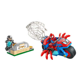 11206 SPIDEY EN SU MOTO VS RHINO (61 piezas)