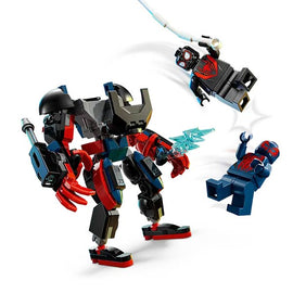 armadura robótica de miles morales vs spider man 2099 76337 marvel